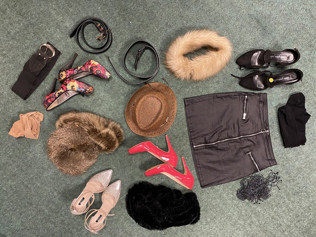 female photoshoot clothing